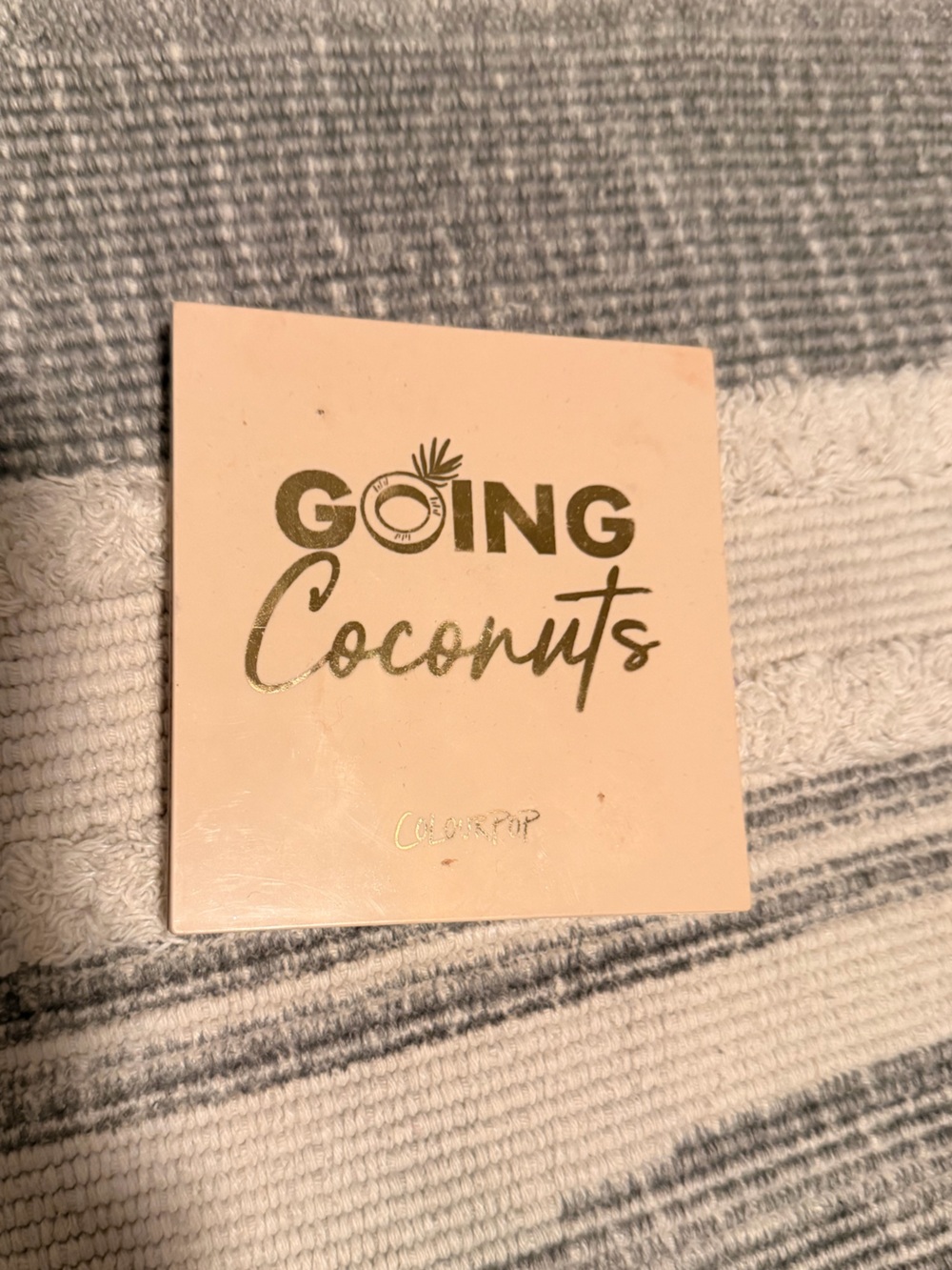 ColourPop Going Coconuts Compact - Soft Peach Pink